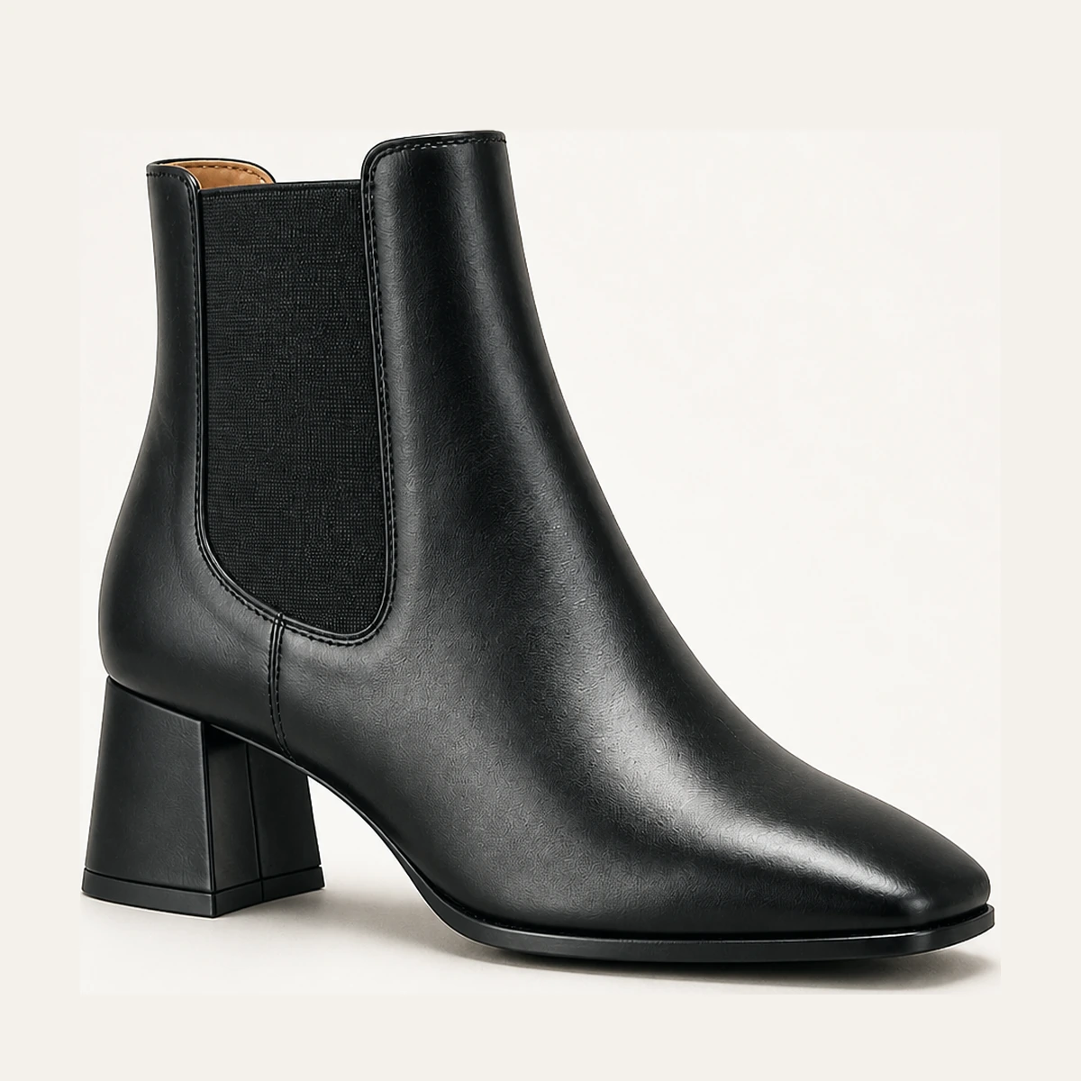 Chelsea Heeled Black